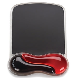 Alfombrilla para Ratón y Reposamuñecas Kensington® Duo Gel Rojo Negro P5116 - Alfombrilla para Ratón y Reposamuñecas Kensington® Duo Gel Rojo Negro P5116 -